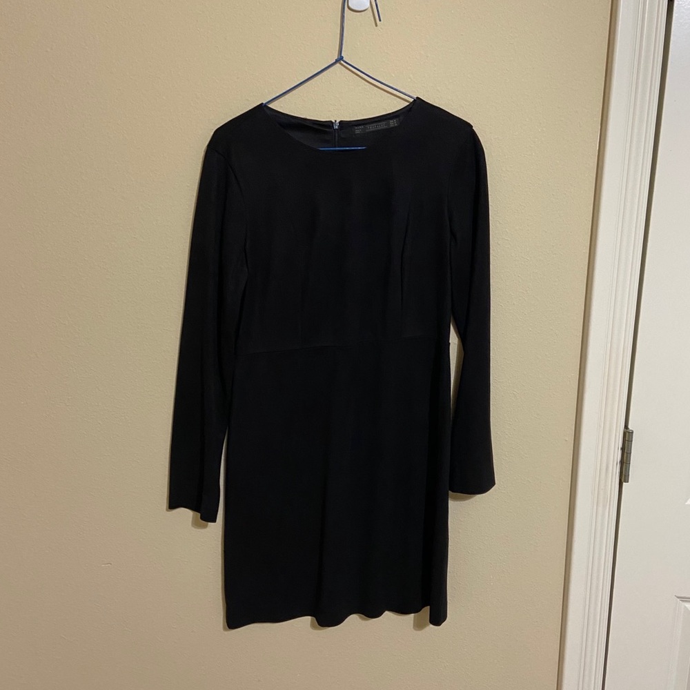 Zara Faux Suede Mini Length Dress/ Size M